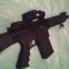 308 w/o 3/4" rail and Bushnell Red Dot..