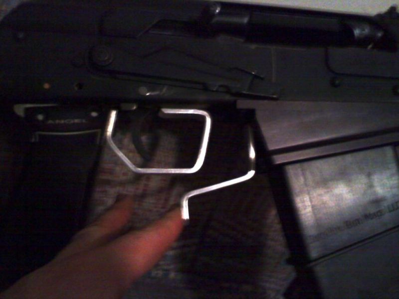 Close-Up of Mag Release Action
