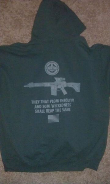 back of hoody