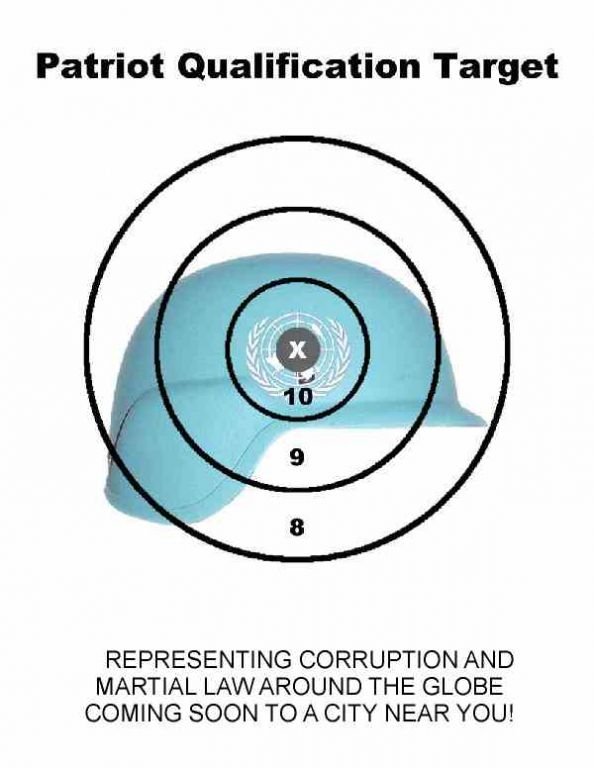 UN Helmet Target Gallery