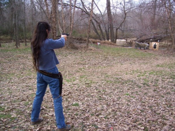 My wife and the Glock