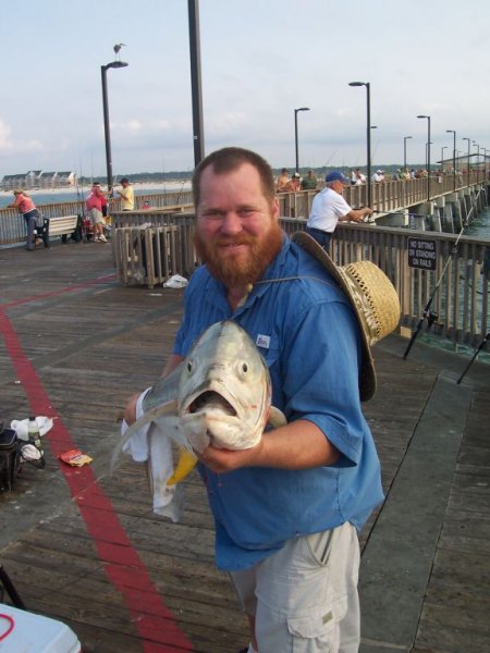 20#+,Jack Crevalle, caught on Gulf State Pier, 06/30