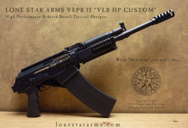 Lone Star Arms V12  VLR HP RH FLD