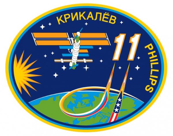 ISS 11 Mission Patch - Lone Star Rings traveled 96 million miles aboard the International Space Station with Astronaut Dr. John Phillips