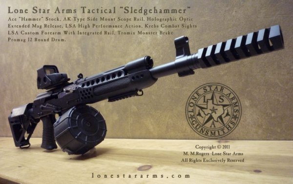 Lone Star Arms Sledge Hammer 3 4 Promag Drum   LSA Gallery