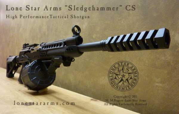 Lone Star Arms sledgehammer CS RH  3/4 20 Rd Drum