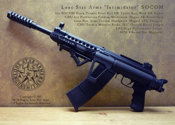 Lone Star Arms Intimidator SOCOM LH Folded
