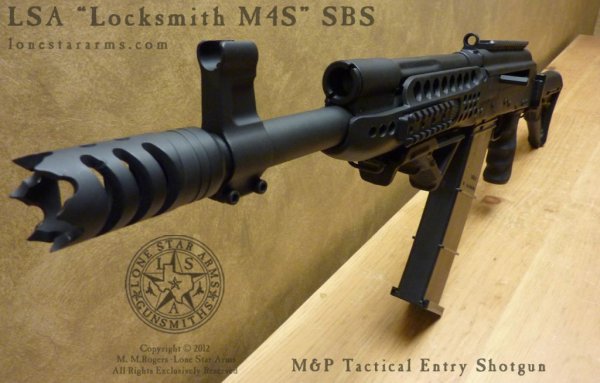 Lone Star Arms Locksmith M4S M&P SBS 3/4 LH View
