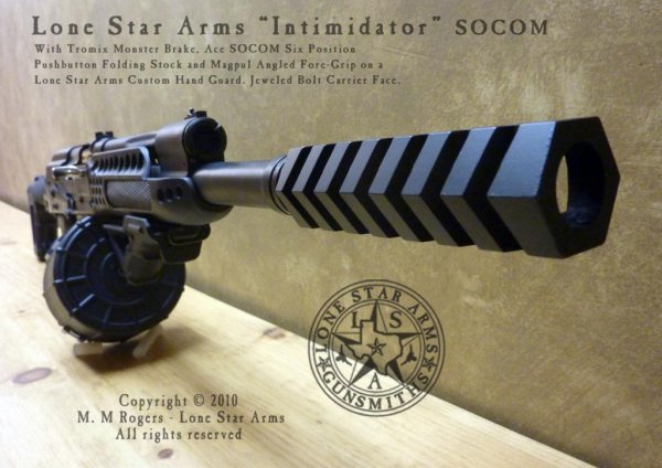 Lone Star Arms S12 - "SOCOM"  Tromix Monster Brake