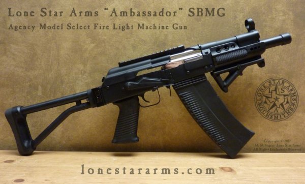 Lone Star Arms "Ambassador" SBMG RH View