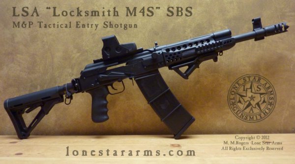 Lone Star Arms Locksmith M4S M&P SBS RH View