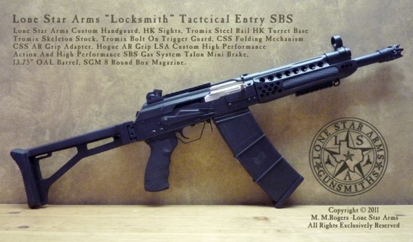 Lone Star Arms Tactical Entry SBS RH Side