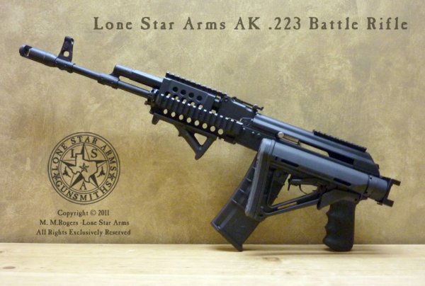Lone Star Arms 223 BattleRifle LH Folded Ad