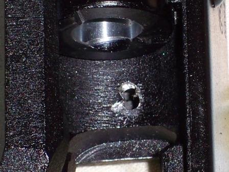 bad holes in trunnion for bullet guide
