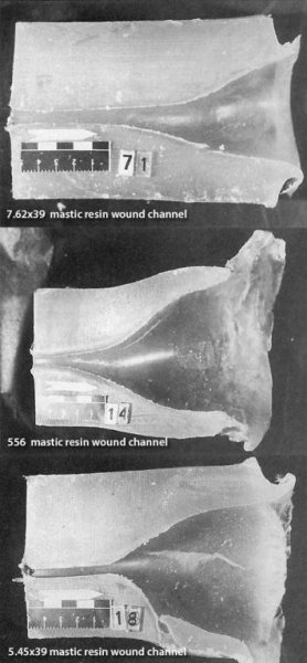 7.62 vs 556 vs 5.45 mastic wound channels