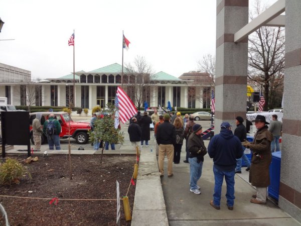 Pro-2A rally in Raleigh, NC