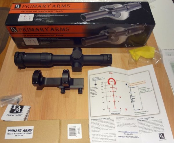Primary Arms 1-6X Scope with ACSS reticle