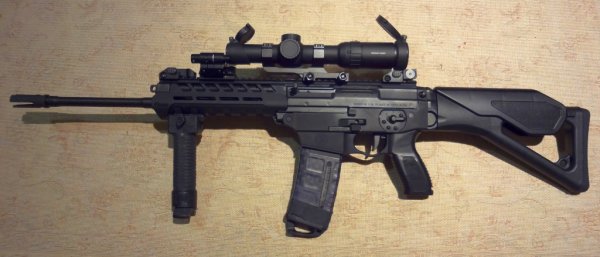SIG556xi with PA 1-6x ACSS scope