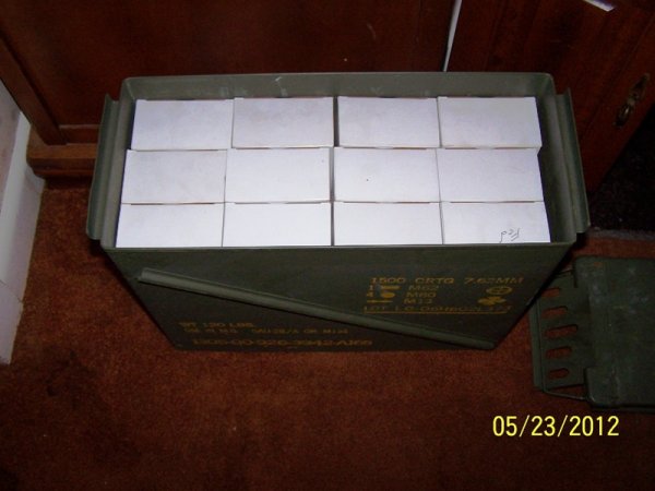 $25 ammo can I bought fits 900 rounds of 12ga great