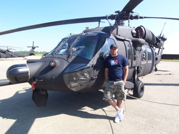 Me next to a MH 60L DAP in VA Beach