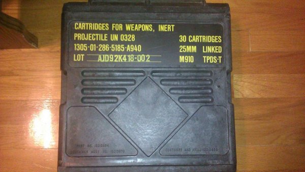 polymer military ammo can
