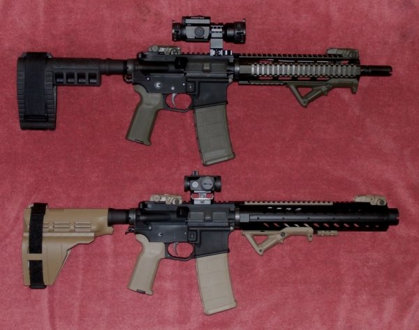 AR Pistols EDIT Soon to be Rifles.