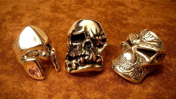 My SPARTAN, Ltd. Ed. ZOMBIE, And STEALTH rings By Starlingear