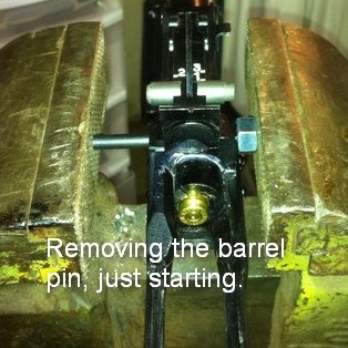 Removing barrel Pin