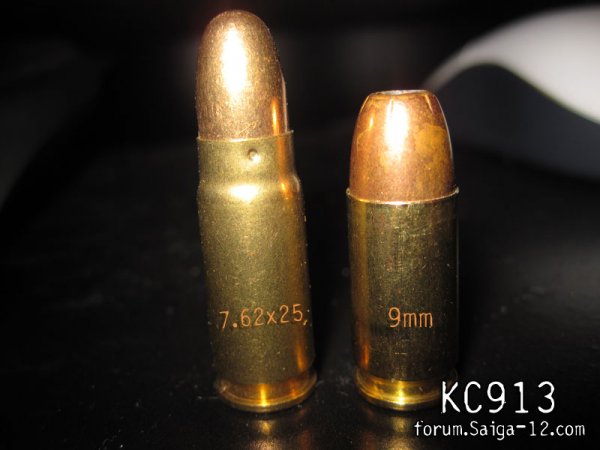 7.62x25 Tokarev vs 9mm