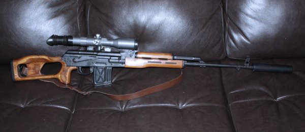 PSL with RSA adjustable trigger, 8X scope and AAC 762 SDN-6 Silencer.