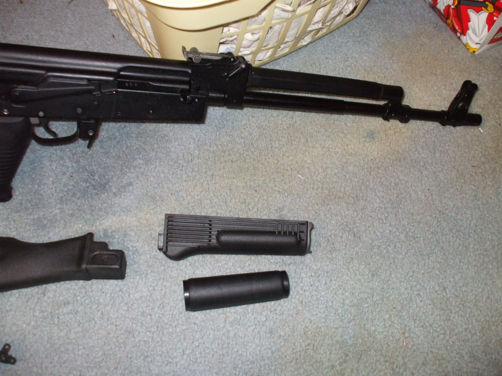 how to install kvar handguard? Saiga 7.62 X 39