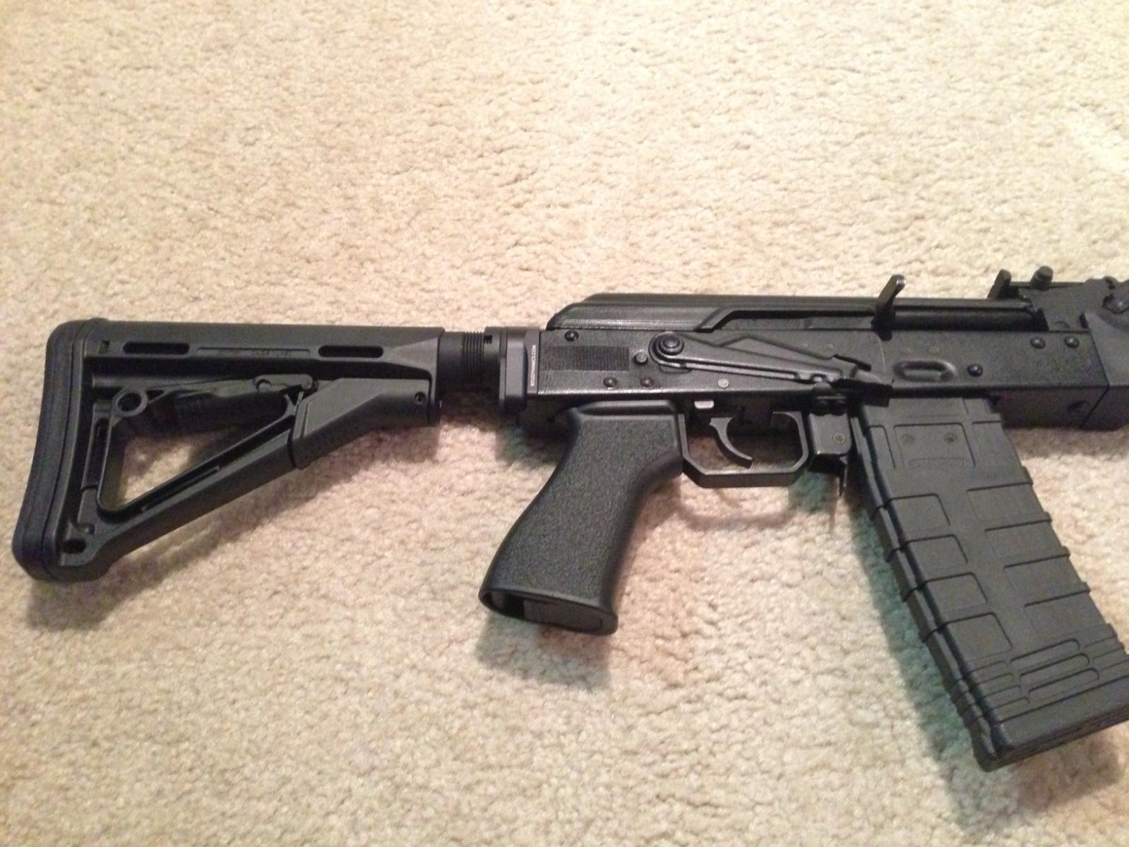 Best AR stock Adaptor for my .223 Saiga .223