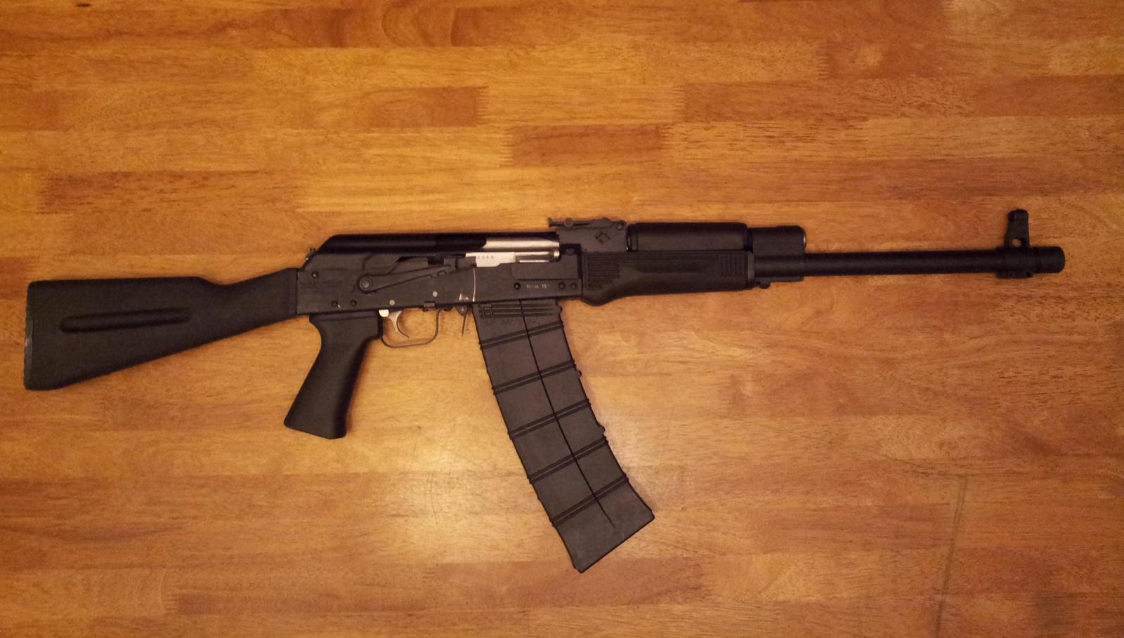 saiga 12 with ak47 upper and lower forearm grips ? Saiga12