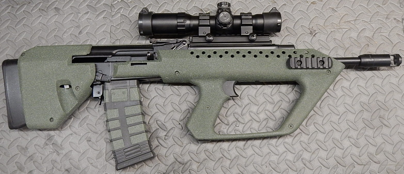 Kushnapup bullpup stock (currently installed on S223). 